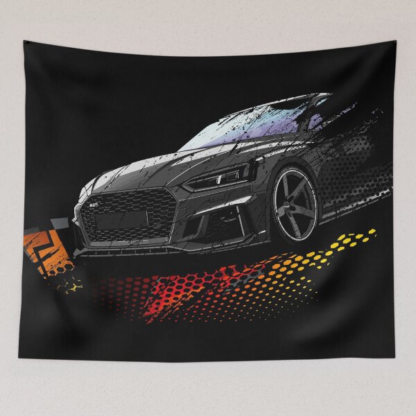 Item preview, Graphite RS5 Audi Hexagonal Scratched Design - ViTeeDesign designed and sold by ViTee Design.
