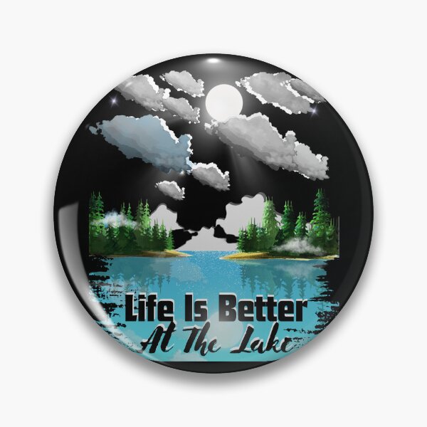 Item preview, Life is Better At the Lake designed and sold by CasmariaOnlineShop -.