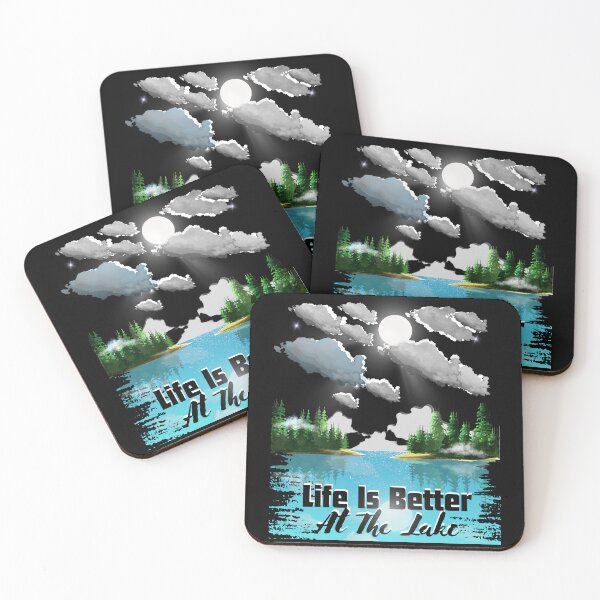 Item preview, Life is Better At the Lake designed and sold by CasmariaOnlineShop -.