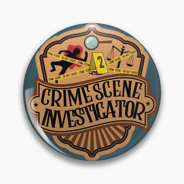 Item preview, Crime Scene Investigator Badge designed and sold by SceneOfTheCrime.