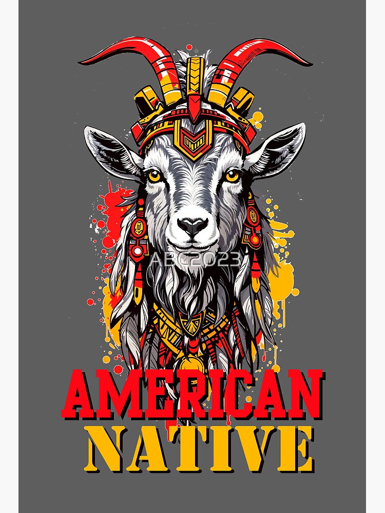 Goat Native American Spirit | Art Board Print