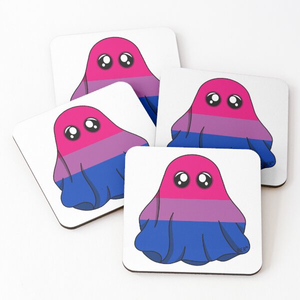 Item preview, Bisexual LGBTQ+ Pride Halloween Ghost designed and sold by SentABear.