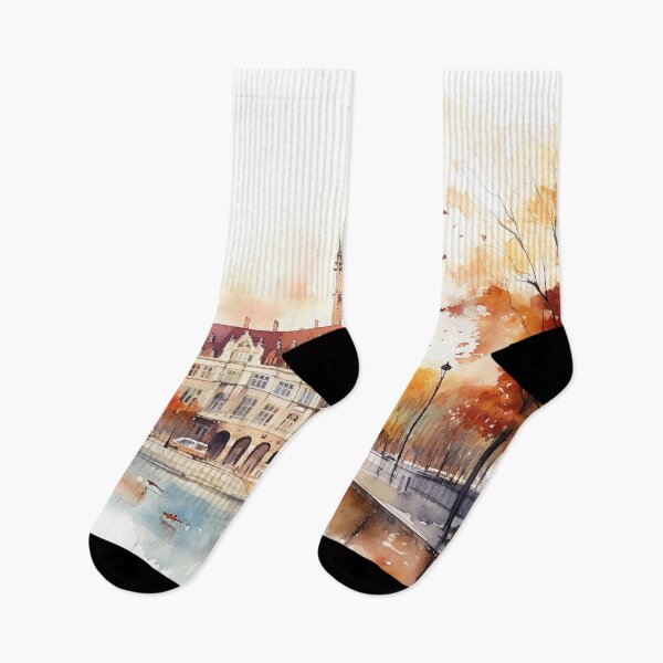 Item preview, Aquarelle Elegance: Hannover's Castle Dreams designed and sold by KatVik-Design.