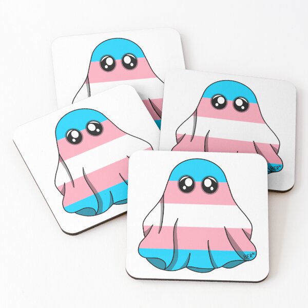 Item preview, Transgender LGBTQ+ Pride Halloween Ghost designed and sold by SentABear.