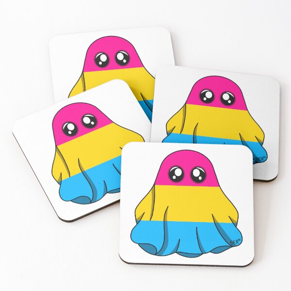 Item preview, Pansexual LGBTQ+ Pride Halloween Ghost designed and sold by SentABear.