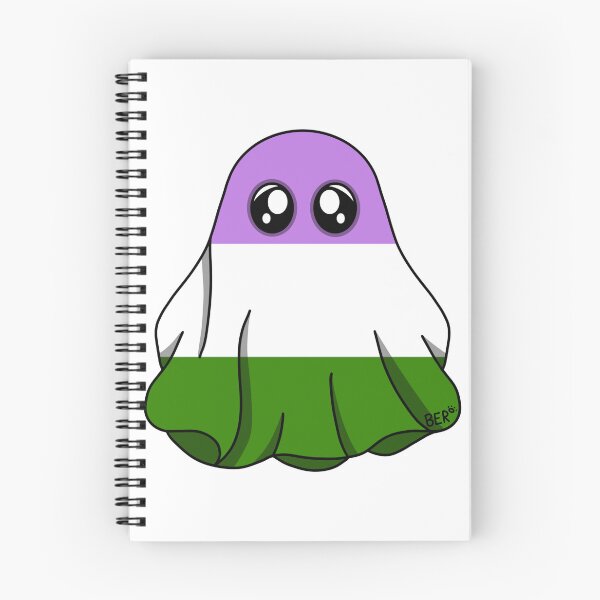 Item preview, Genderqueer LGBTQ+ Pride Halloween Ghost designed and sold by SentABear.