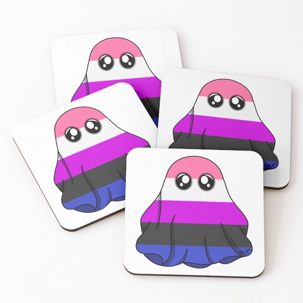 Item preview, Gender Fluid LGBTQ+ Pride Halloween Ghost designed and sold by SentABear.