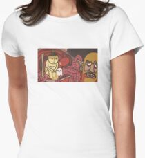 Camiseta entallada para mujer helloween