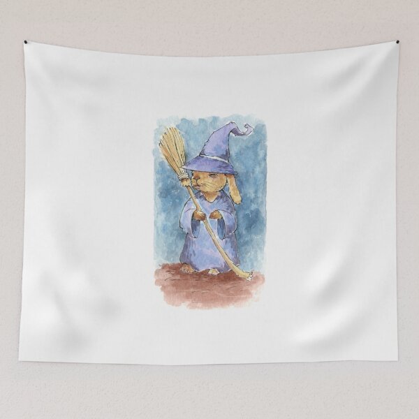 Item preview, Rabbit Witch Watercolour designed and sold by Brett Miley.