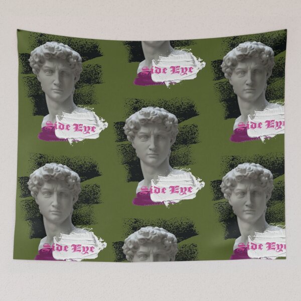 Item preview, Bombastic Side Eye David Modern Antiquity Graffiti designed and sold by QuidnuncDesigns.