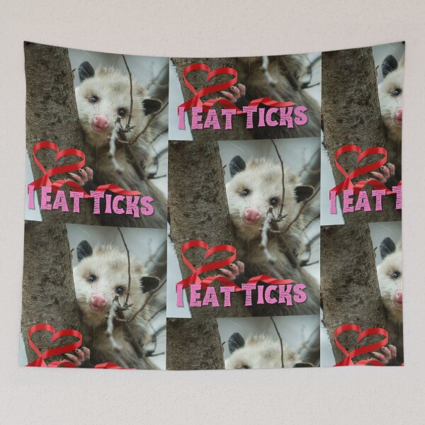 Item preview, I Eat Ticks Sweet Opossum Wildlife Photo Design designed and sold by EarthArtDesigns.