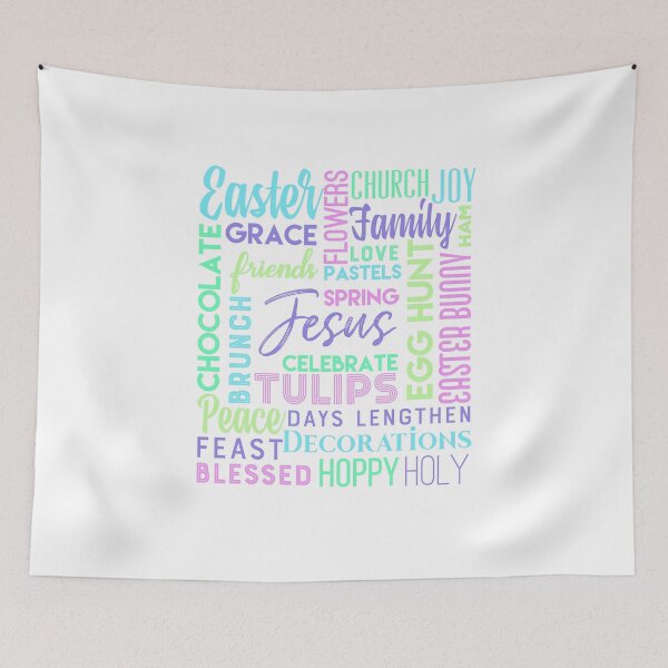 Item preview, Cute pastel color Easter Gift for everyone who loves Jesus, church, & their egg hunt! designed and sold by tmariecrafts.
