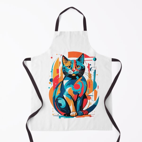 Item preview, abstract cat designed and sold by D-dreams.