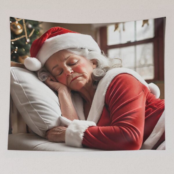Item preview, Mrs. Santa Taking A Nap designed and sold by KoliBabb.