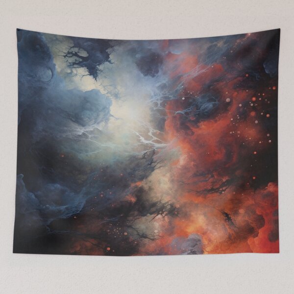 Item preview, Galactic Overture: Abstract Melodies in Cosmic Hues designed and sold by Mullet Monkey.