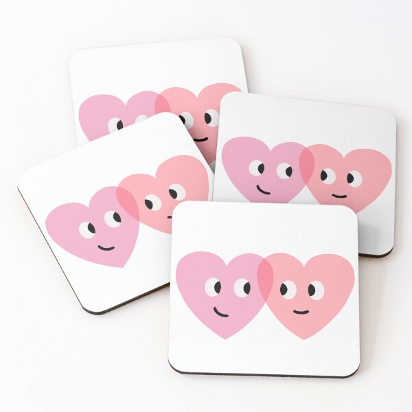 Item preview, Two hearts together and in love, looking at each other designed and sold by adesignworld.