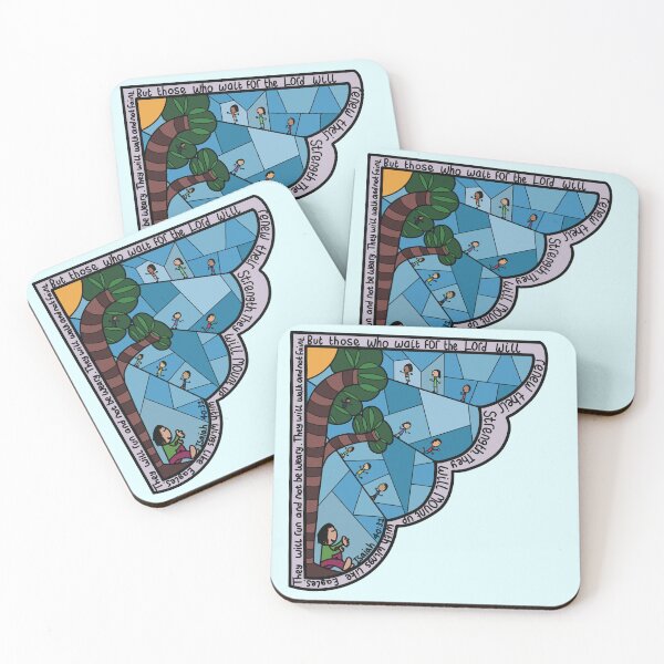 Item preview, Isaiah 40: 31 On Eagles wings, stained glass bible verse designed and sold by JJJJdoodles.