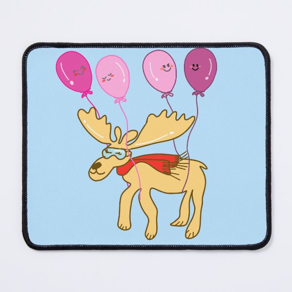 Item preview, Reindeer flying with balloons designed and sold by Kaewtaming.