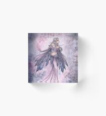Captured Sky Fairy Fantasy Artwork by Molly Harrison Acrylic Block
