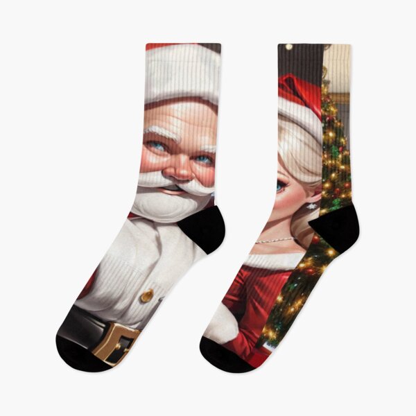 Item preview, Mr and Mrs. Santa's Wedding Portrait designed and sold by KoliBabb.