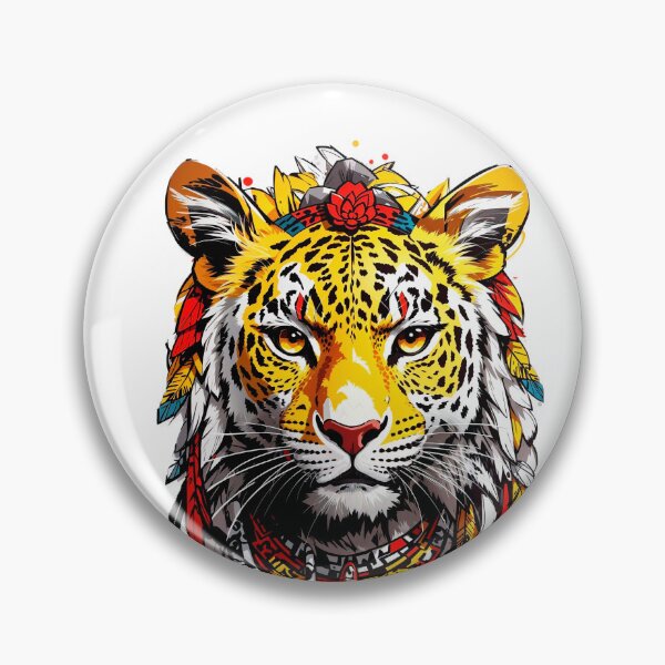 Item preview, Leopard Native American Spirit designed and sold by PETS ABC.