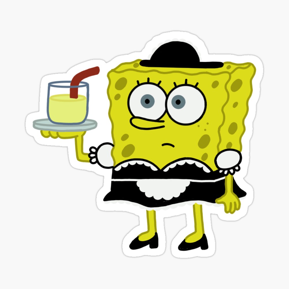 Spongebob maid | Sticker