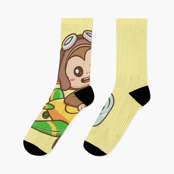 Item preview, Cute Monkey Pilot Flying with Plane Cartoon Vector Icon designed and sold by hjian8219.