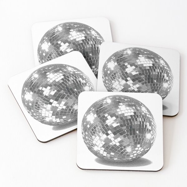 Aperçu de l'œuvre Boule à facettes disco scintillante : élégance du dancefloor créée et vendue par discoodyssey.