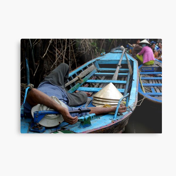 Sleeping Down by the Canal Metal Print