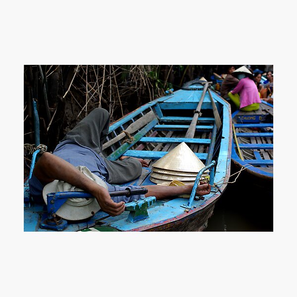Sleeping Down by the Canal Photographic Print