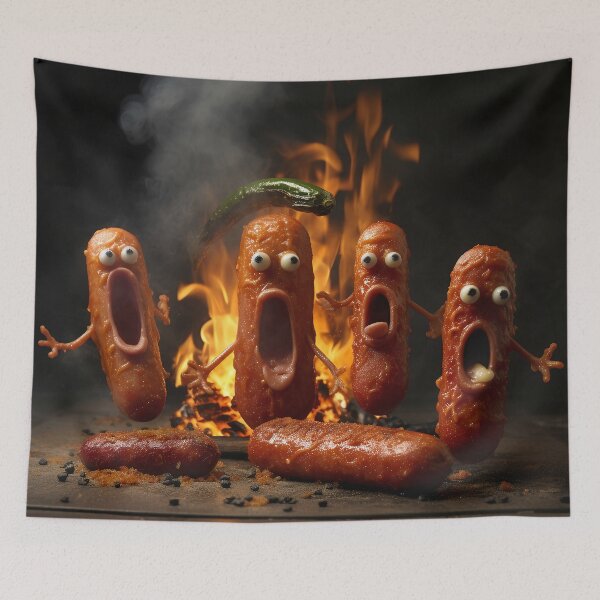 Item preview, When Sausages Get Scared designed and sold by Brendon987.