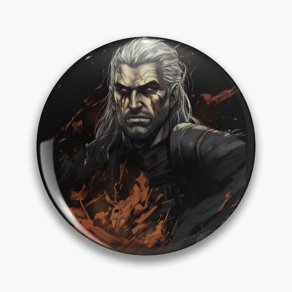 Item preview, Geralt of Rivia designed and sold by MetalDinosaur.