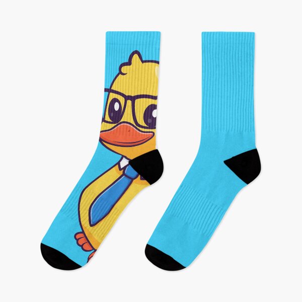 Item preview, Cute Duck Worker Wearing Tie and Glasses Cartoon Vector Icon designed and sold by hjian8219.