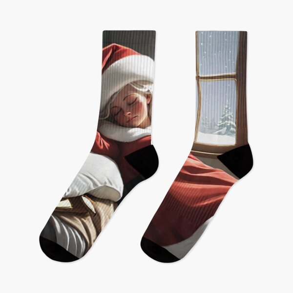Item preview, An Exhausted Young Miss. Santa designed and sold by KoliBabb.