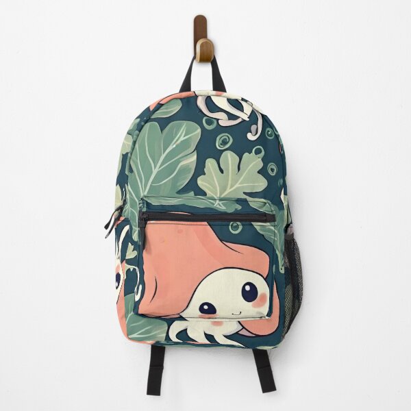 Item preview, Squids Swim around Coral Leaves designed and sold by SeamCraft.