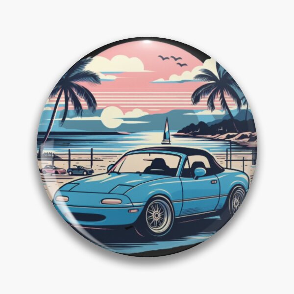 Item preview, MIata at The Beach designed and sold by pathytherobot.