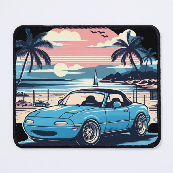 Item preview, MIata at The Beach designed and sold by pathytherobot.