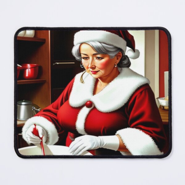 Item preview, Mrs. Santa And Her Red Velvet Cake designed and sold by KoliBabb.