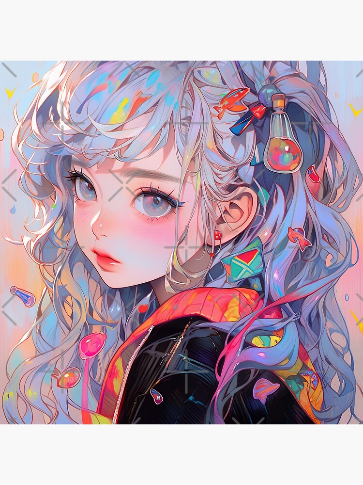 Cute Anime Girl | Art Board Print