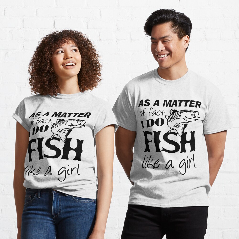 Fishing Girl Definition in Gold | Essential T-Shirt