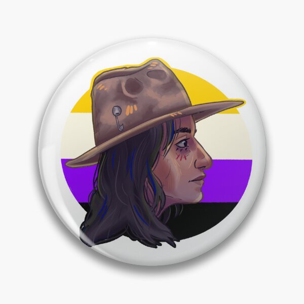 Item preview, Jim Jiminez with non-binary flag designed and sold by floeerie.