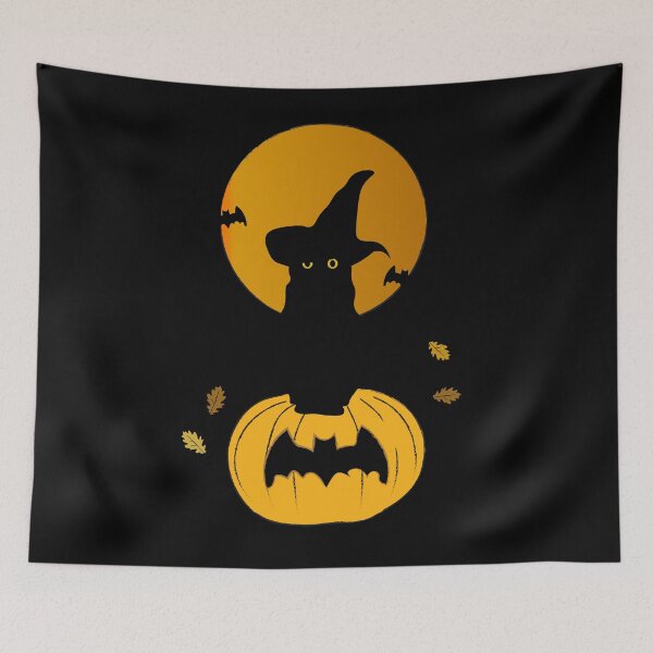 Item preview, Black Cat / Halloween #1 designed and sold by Zhalmalina.