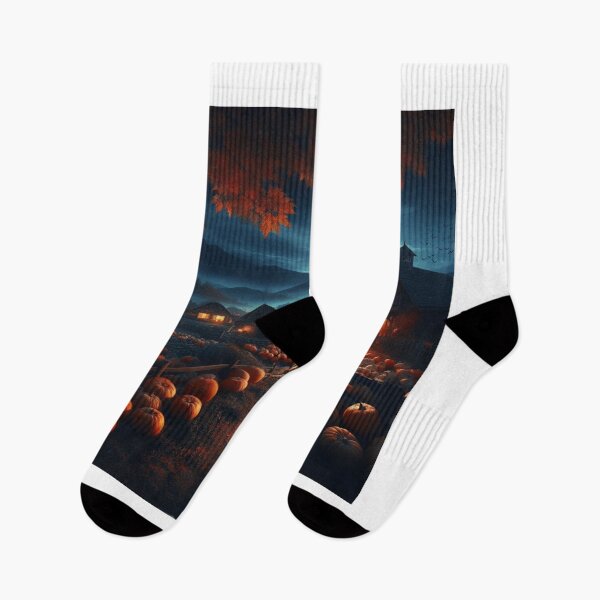 Item preview, Autumn Night on the Farm designed and sold by Zombiekev.
