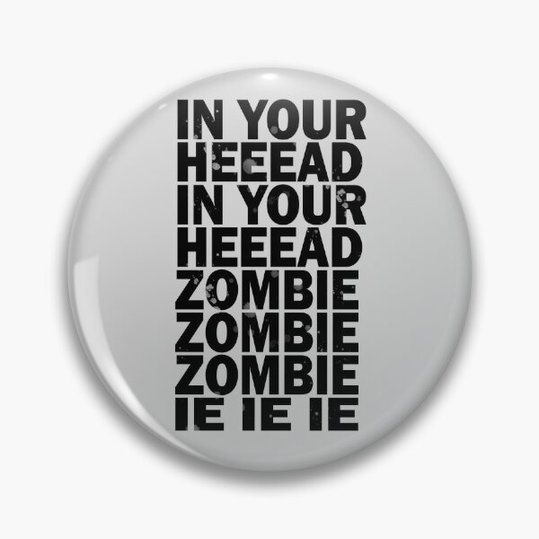 Dolores O'Riordan. Zombie Lyrics Pin for Sale by HeardUWereDead