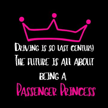 excuse me, that's passenger princess to you 👸🏻