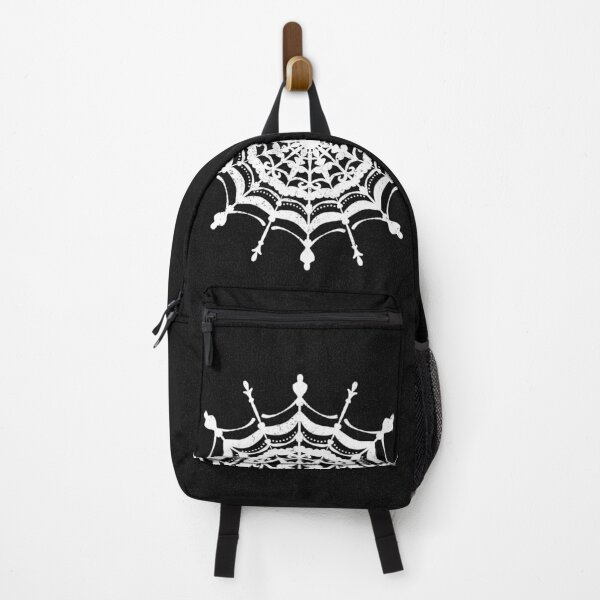 Item preview, Victorian Lace Spider Web Mandala - Coal + Snow designed and sold by Irene Estelle.