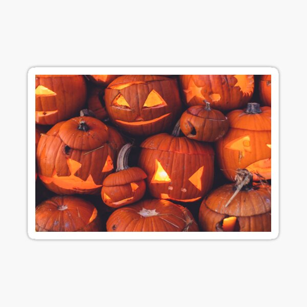 Item preview, jack-o-lanterns designed and sold by Cecil Bee.