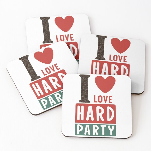 Item preview, I Love Hard Party, Gifts for Partygoer designed and sold by Imaginefun.