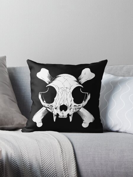 Item preview, Jolly Roger Cat Skull and Bones designed and sold by Garyck Arntzen.
