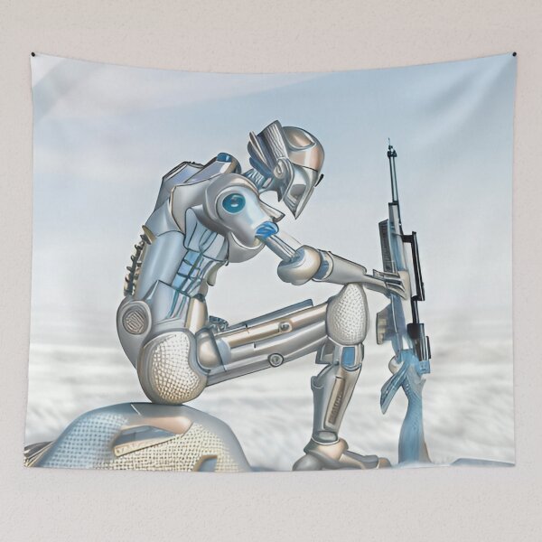 Item preview, Resting robot designed and sold by Glenbobagins.